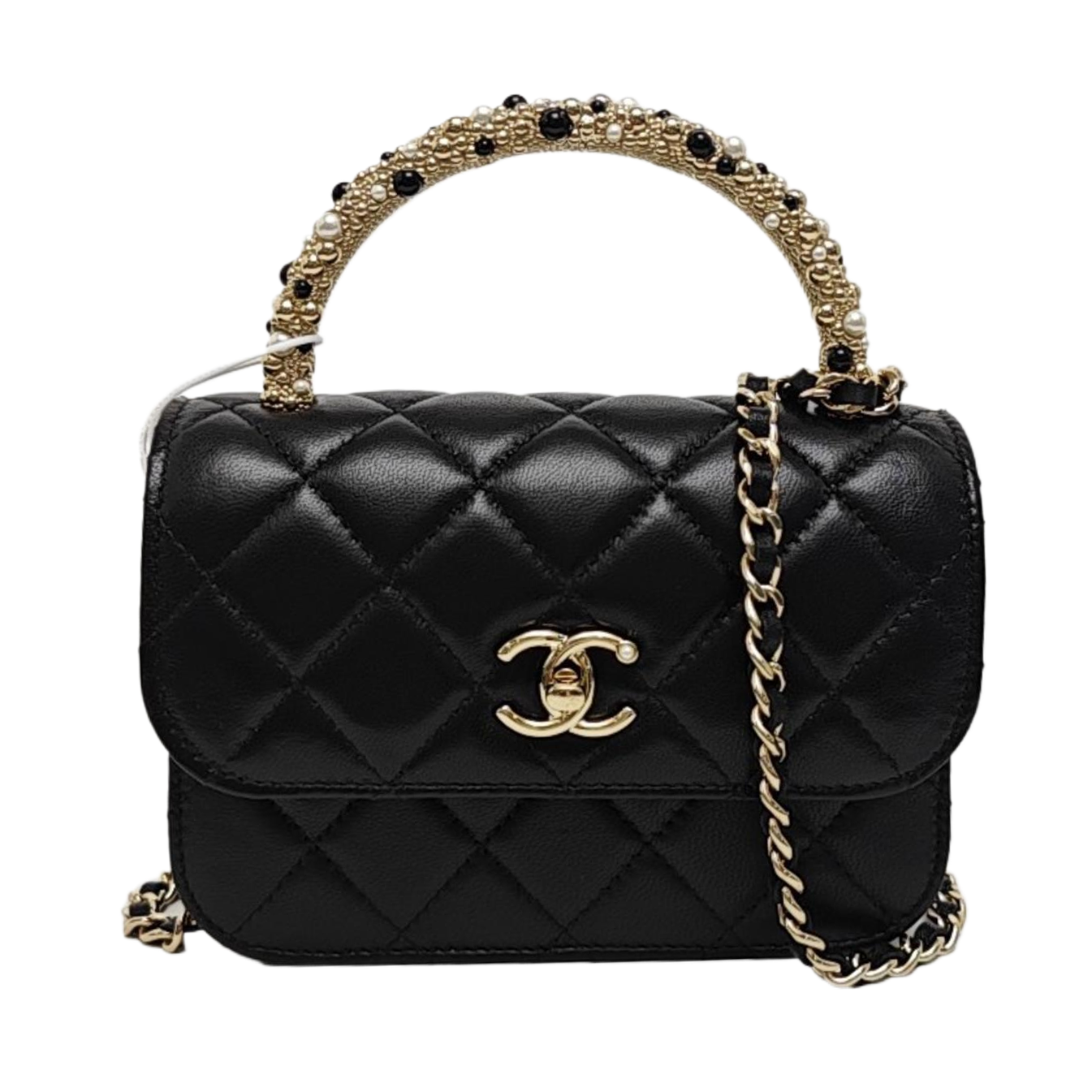 Quilted Lambskin Black