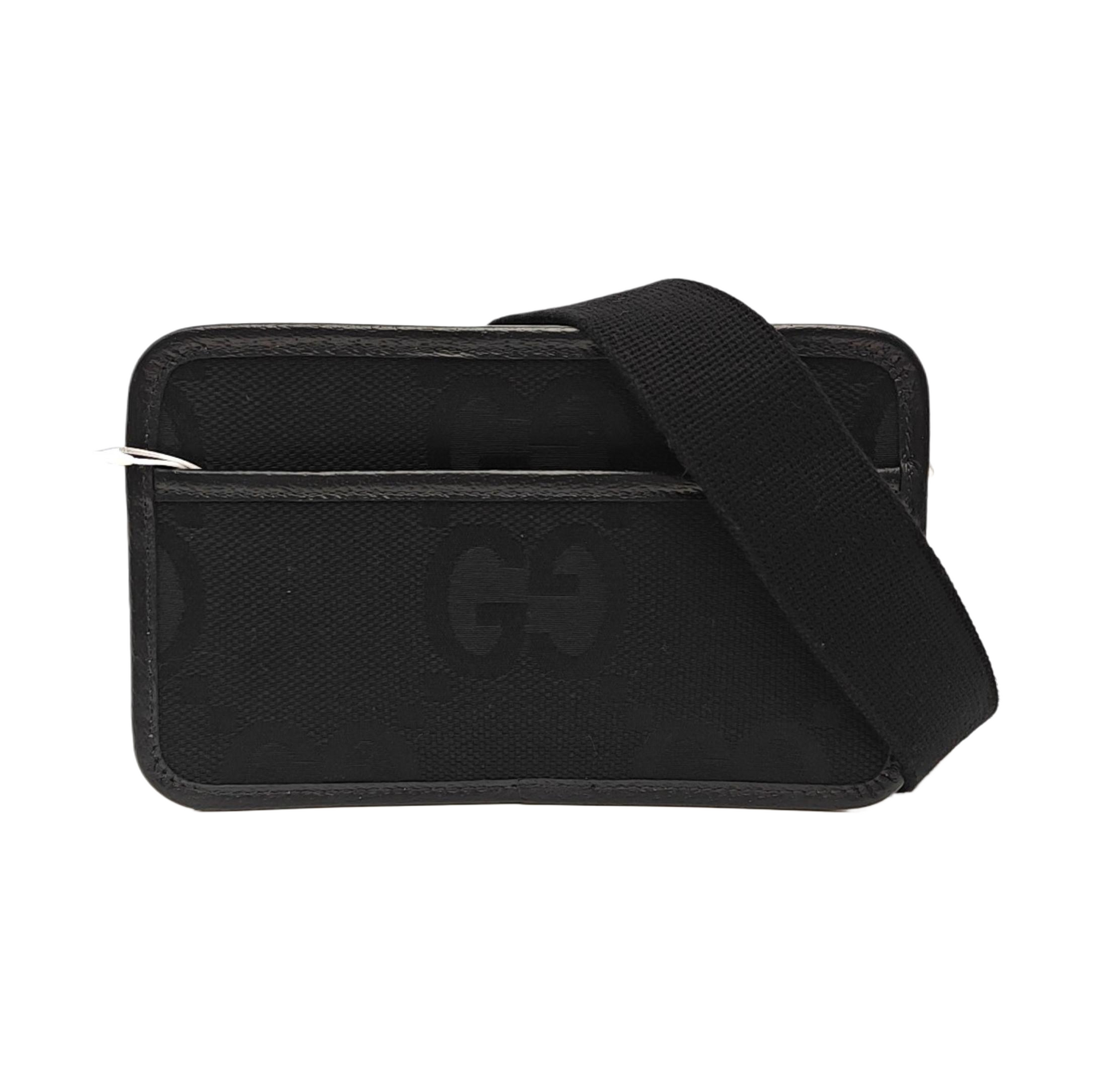 Monogram Canvas Shoulder Bag Black