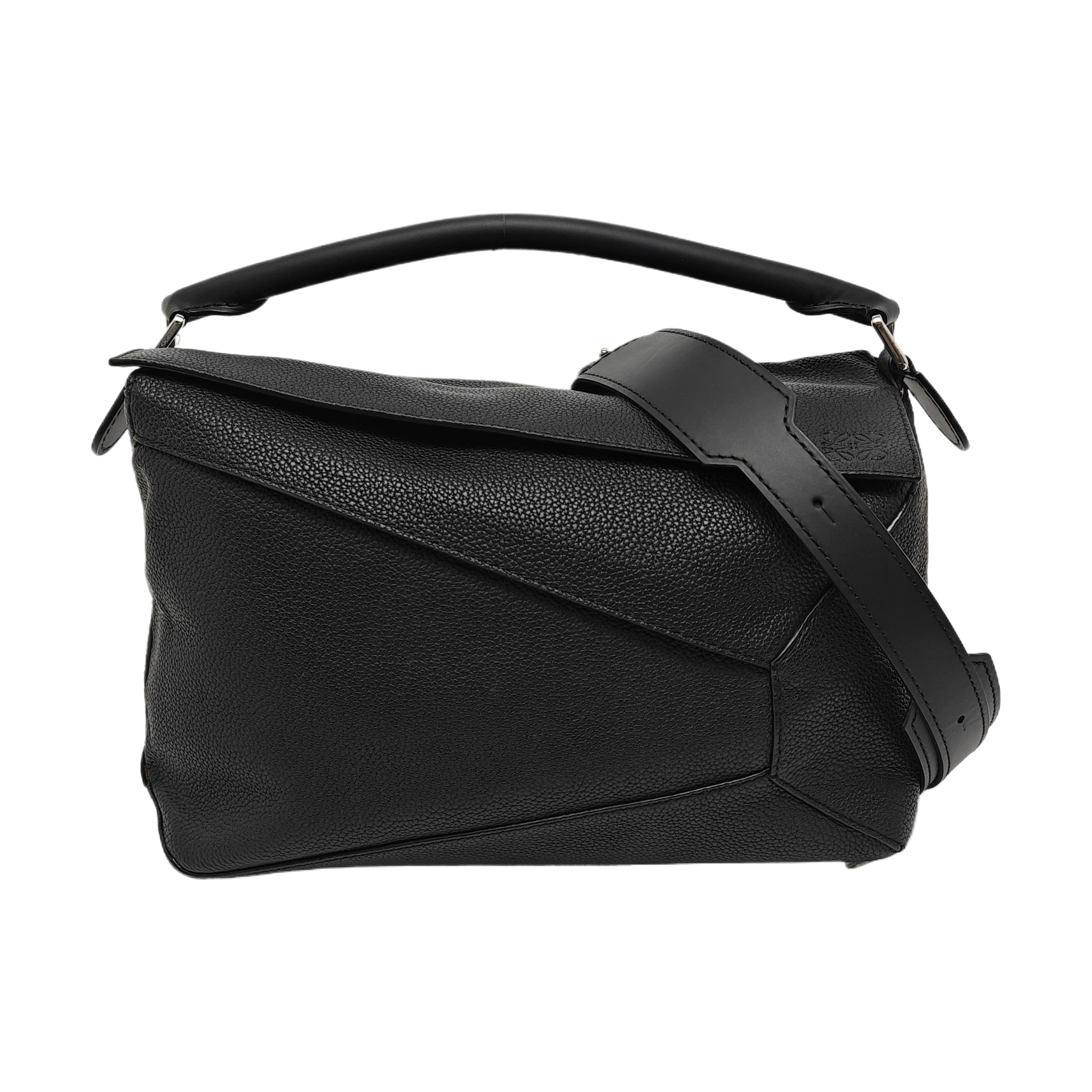 Puzzle Large Calfskin Black