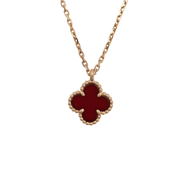 Sweet Alhambra 18k Rose Gold Necklace