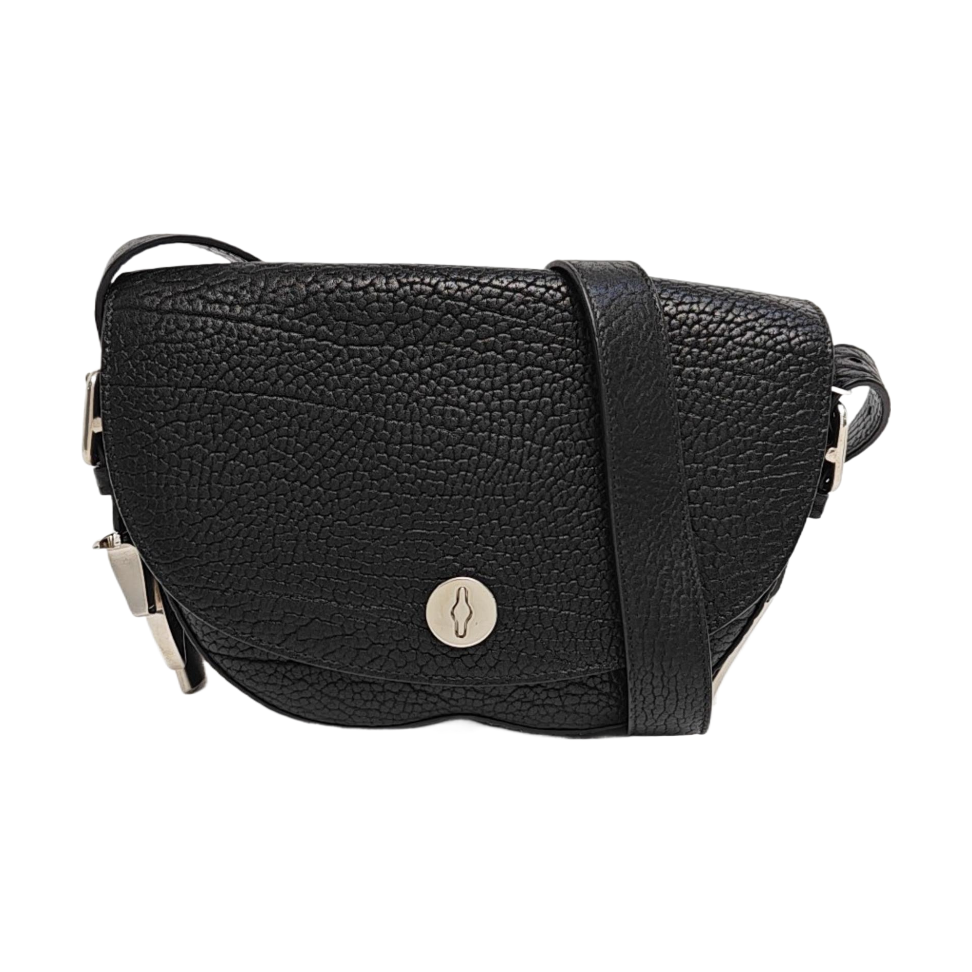 Calfskin Shoulder Bag Black