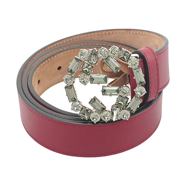 Leather Belt Red