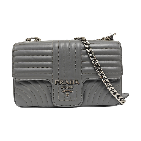 Diagramme Quilted Calfskin Gray