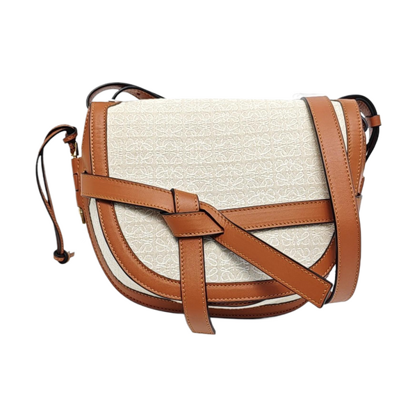 Gate Small Monogram Canvas White