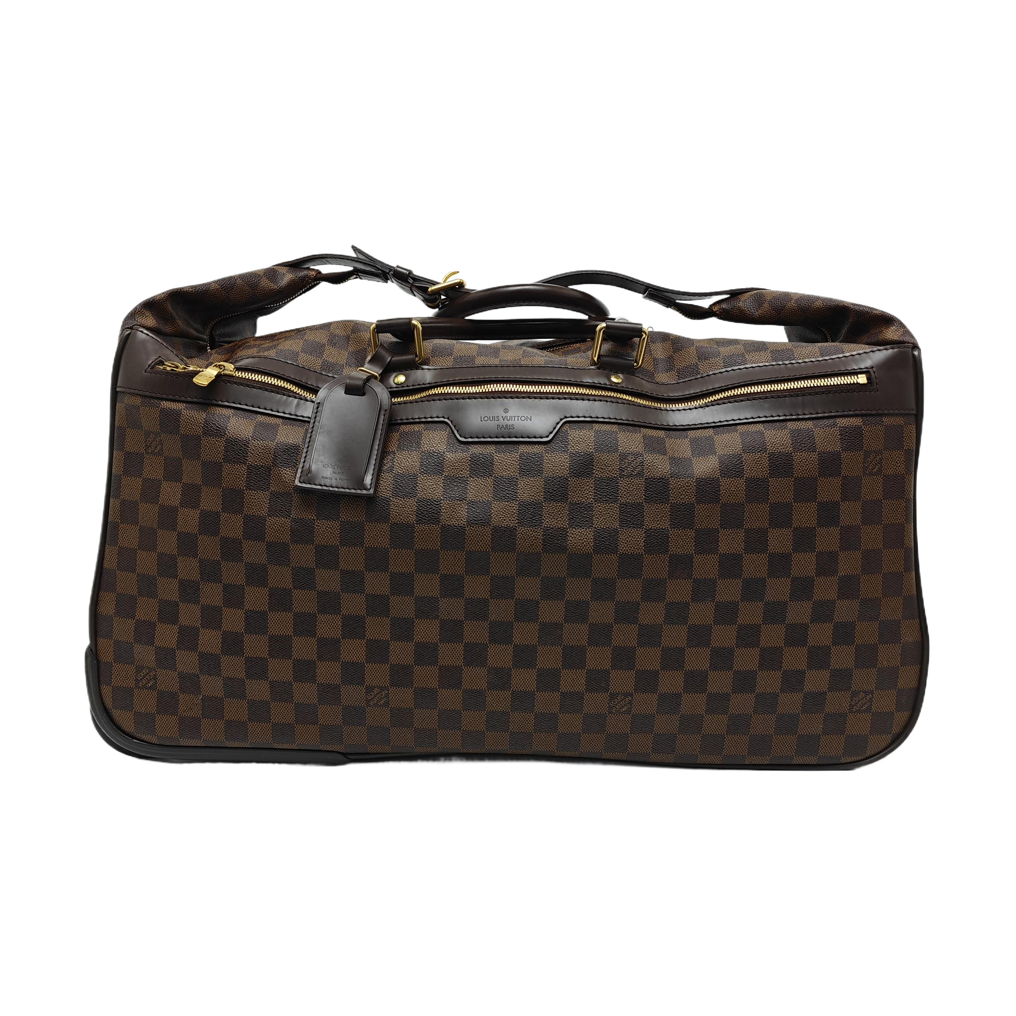 EOLE Damier Ebene Coated Canvas Brown