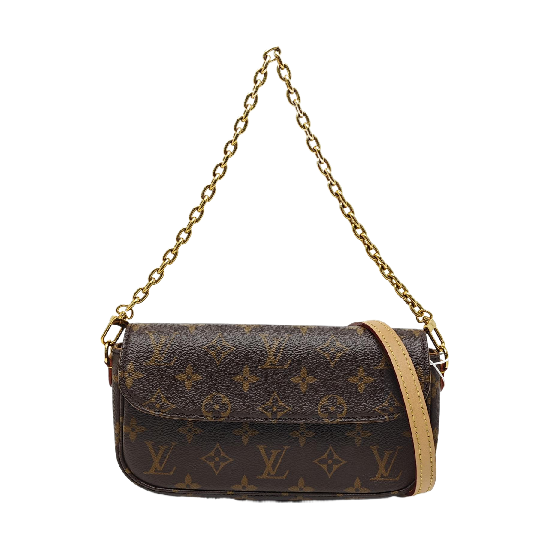 IVY Monogram Coated Canvas Brown