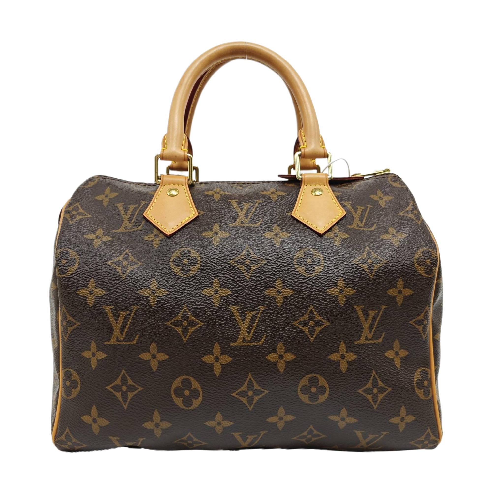 Authenticated pre-owned  SPEEDY 25 Monogram Coated Canvas Brown - Shoulder Bag at Looply
