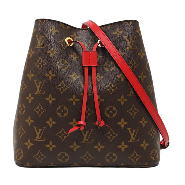 NÉONOÉ MM Monogram Coated Canvas Brown