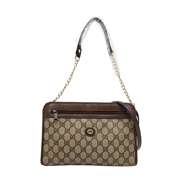 Ophidia Monogram Coated Canvas Beige