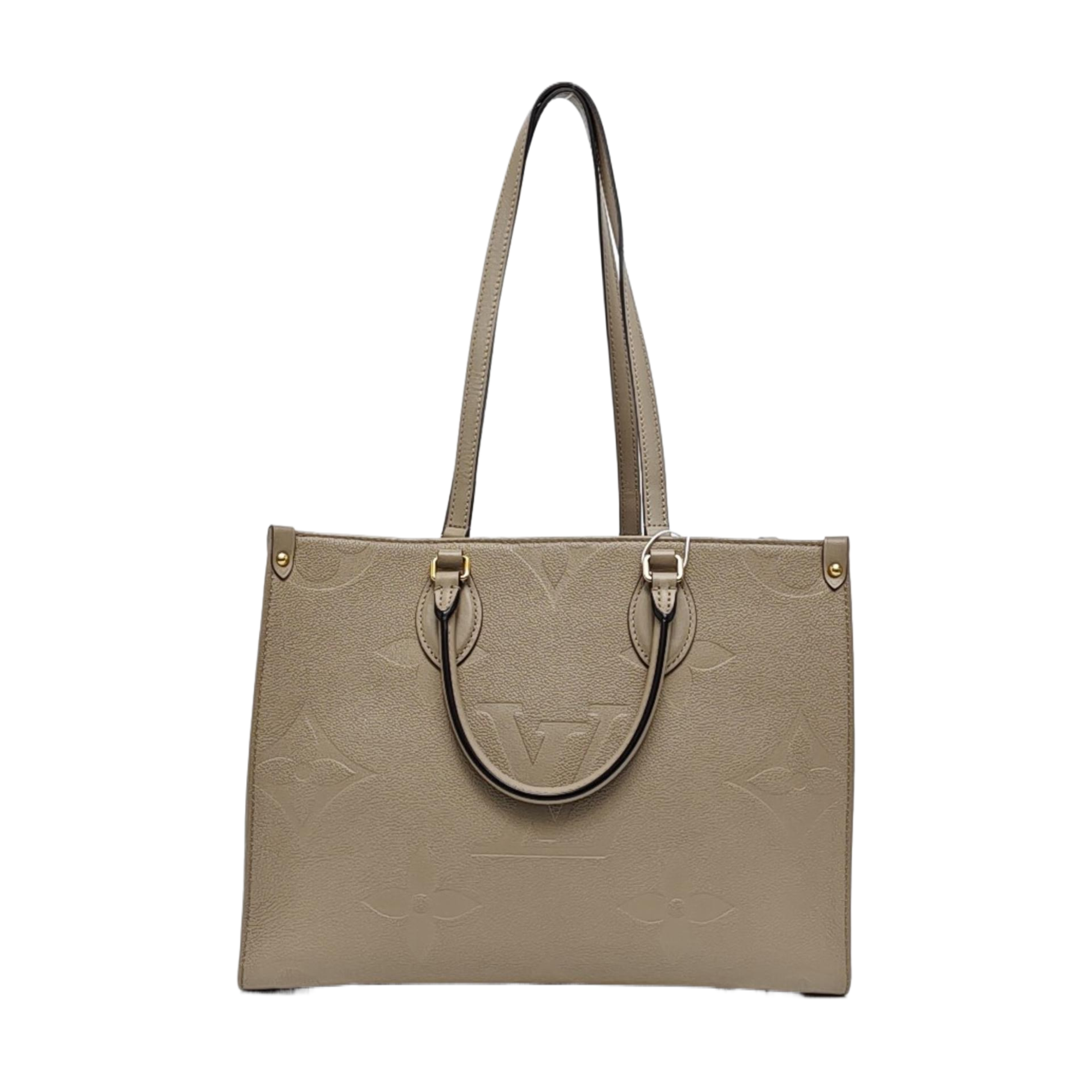ONTHEGO MM Monogram Calfskin Gray