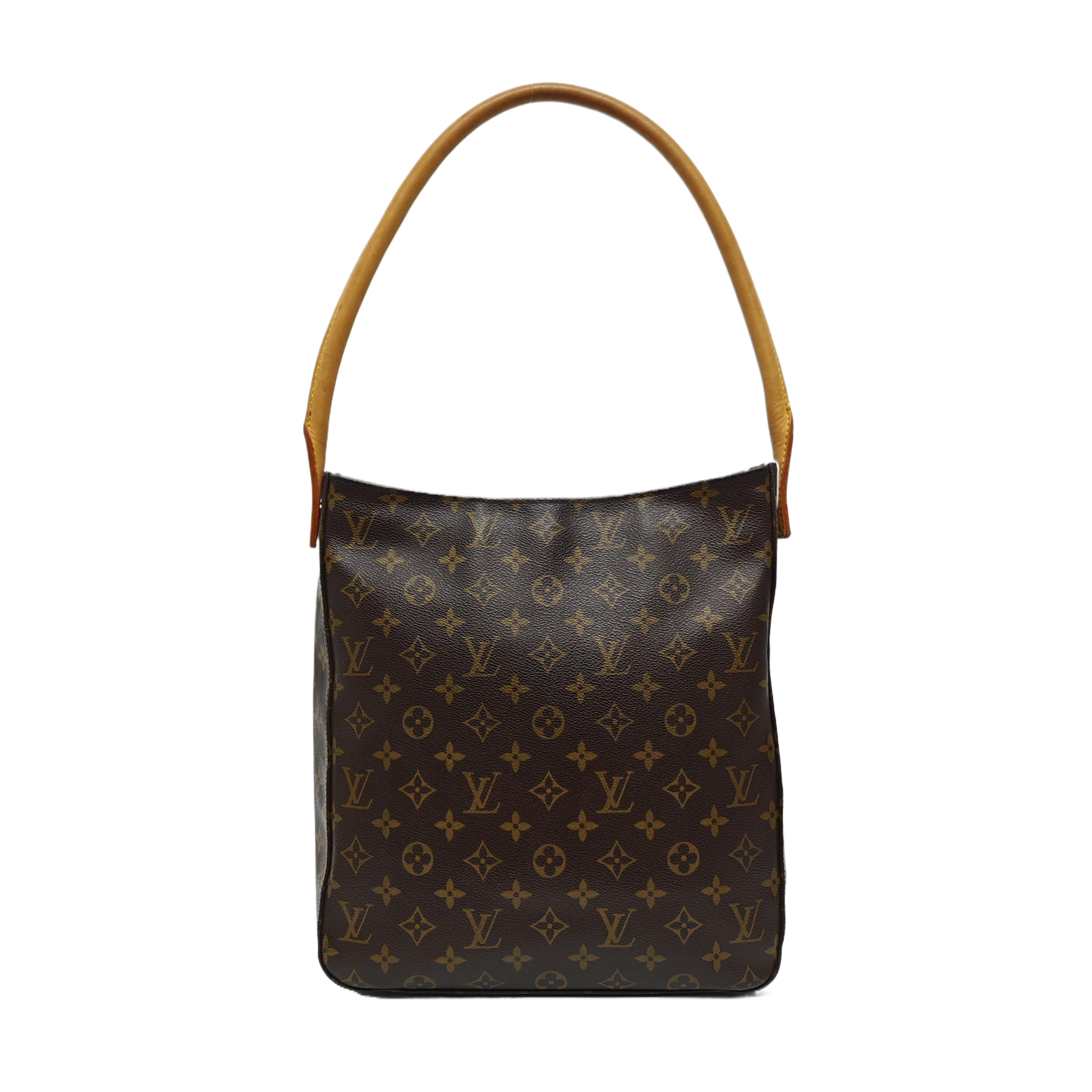 LOOPING GM Monogram Coated Canvas Brown