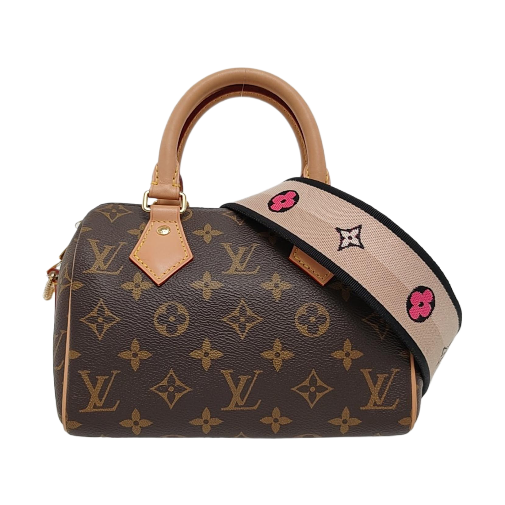 SPEEDY 20 Monogram Coated Canvas Brown