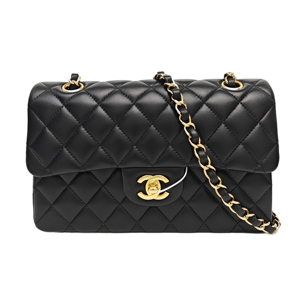 CLASSIC FLAP Small Quilted Lambskin Black