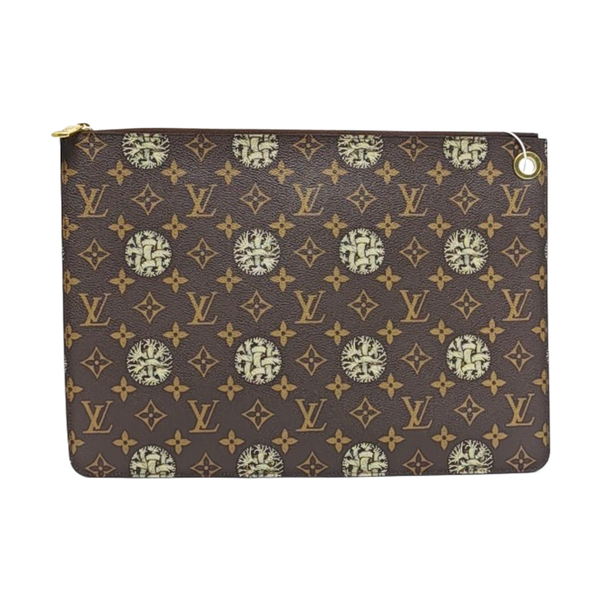 TOILLETTE Monogram Coated Canvas Brown