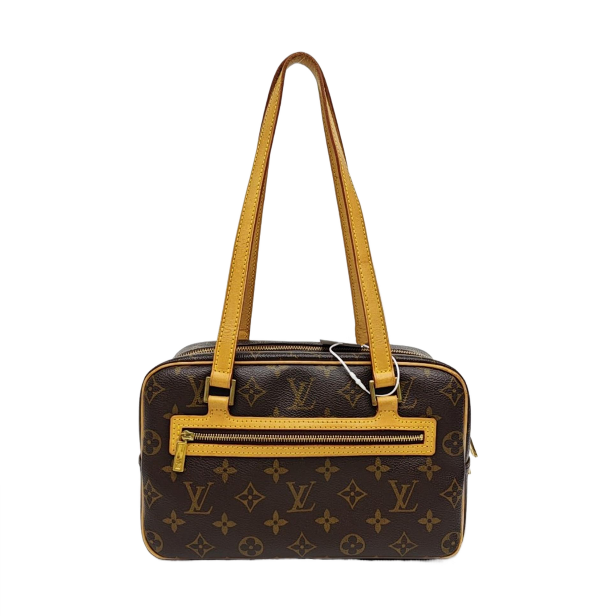 CITE MM Monogram Coated Canvas Brown