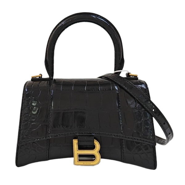 Hourglass XS Calfskin Black