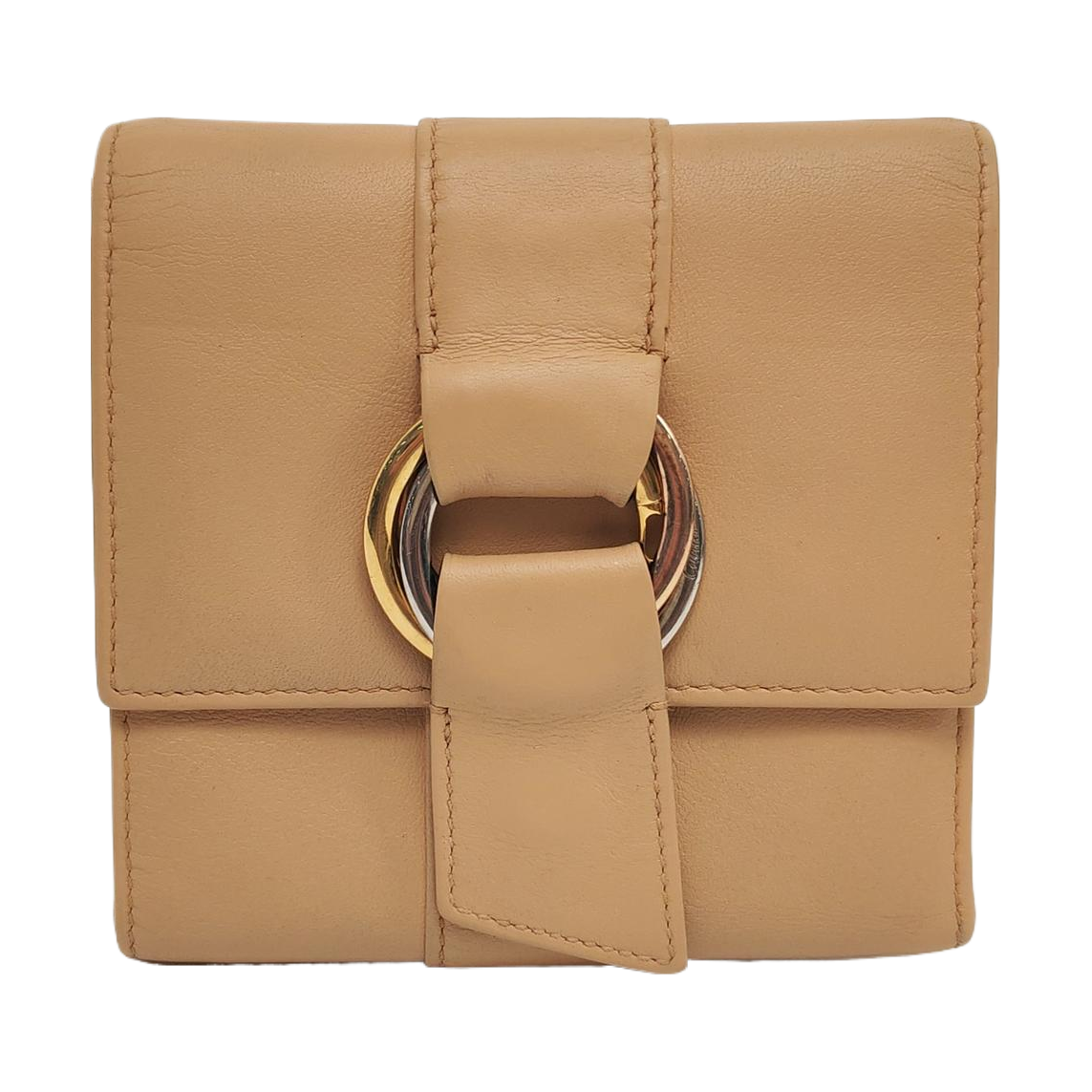 Calfskin Wallet Beige