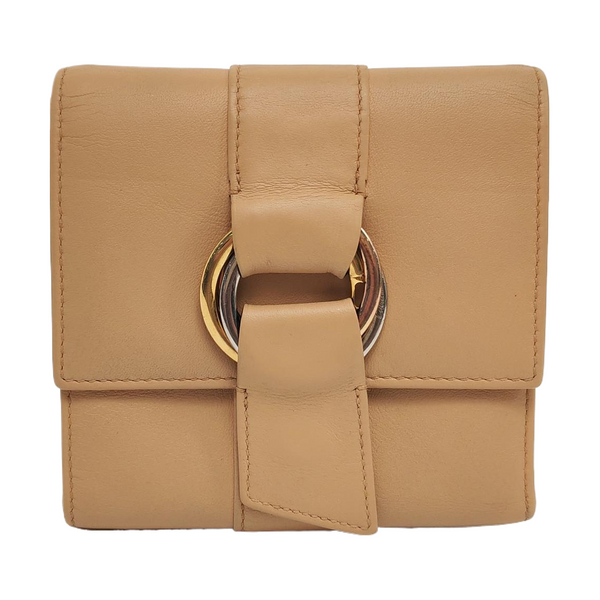 Calfskin Wallet Beige