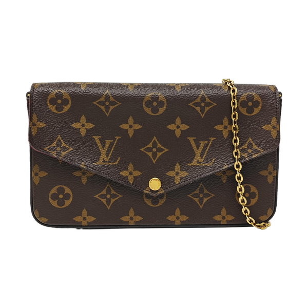FÉLICIE Monogram Coated Canvas Brown