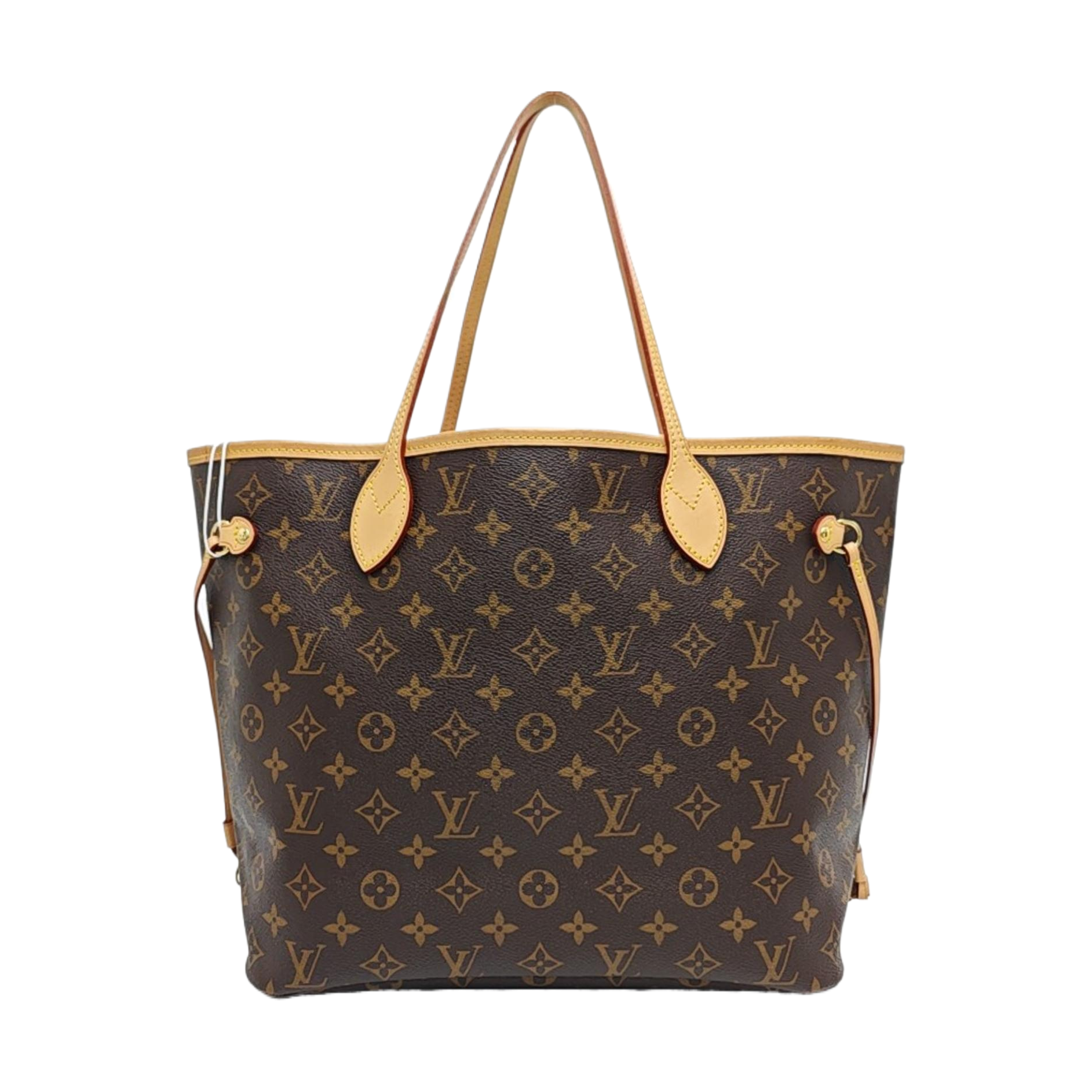NEVERFULL MM Monogram Coated Canvas Brown