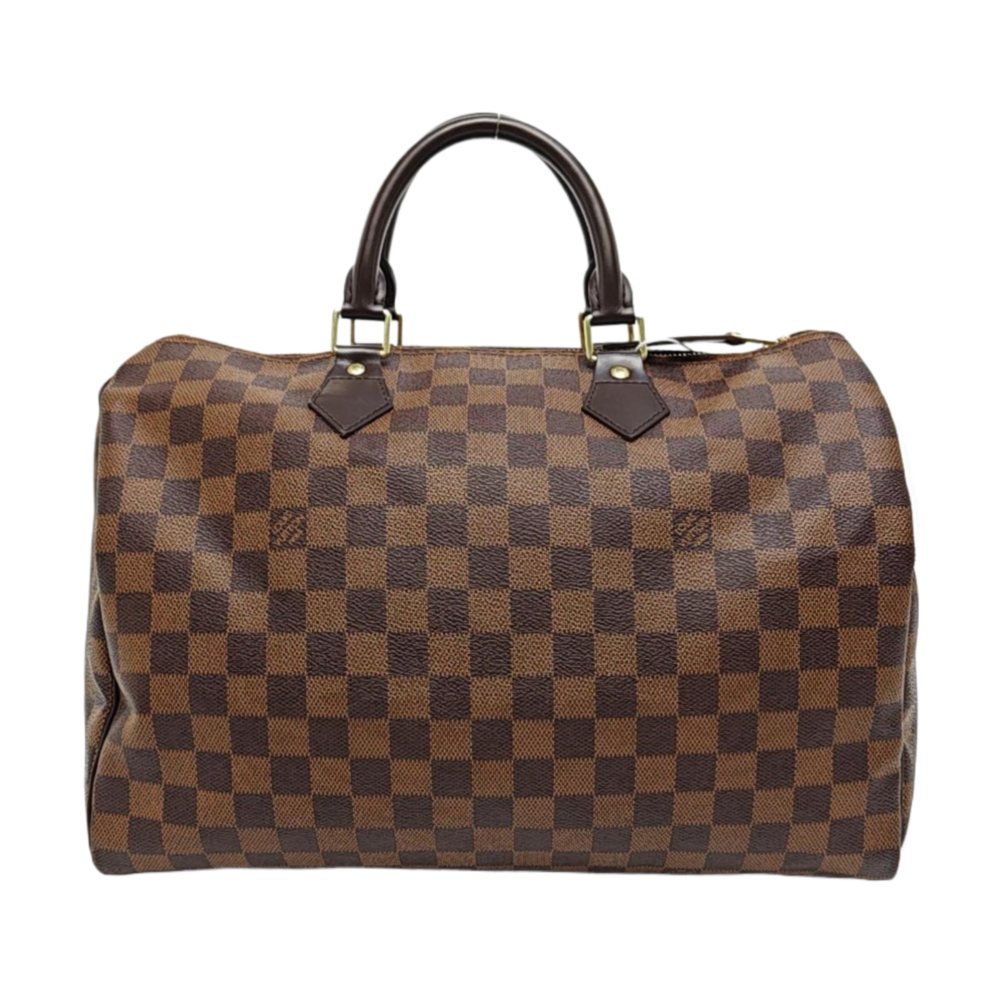 SPEEDY 35 Damier Ebene Coated Canvas Brown
