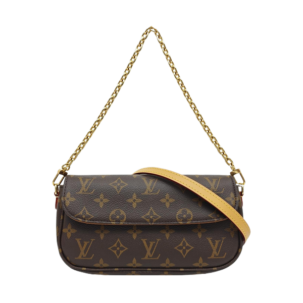 IVY Monogram Coated Canvas Brown