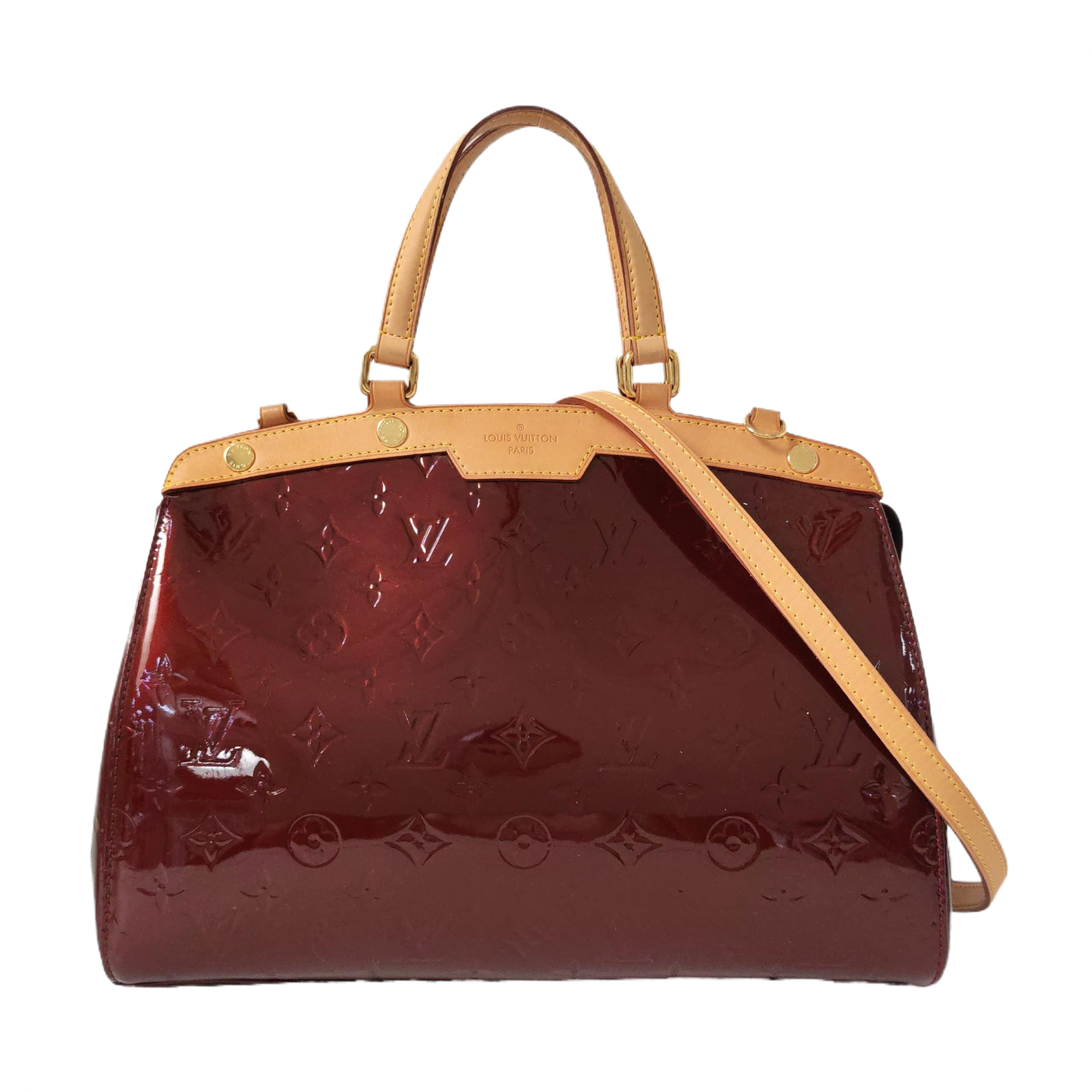 BREA Monogram Patent Leather Red