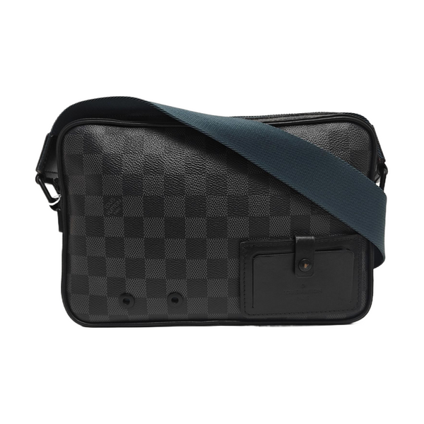 ALPHA Damier Graphite Coated Canvas Gray