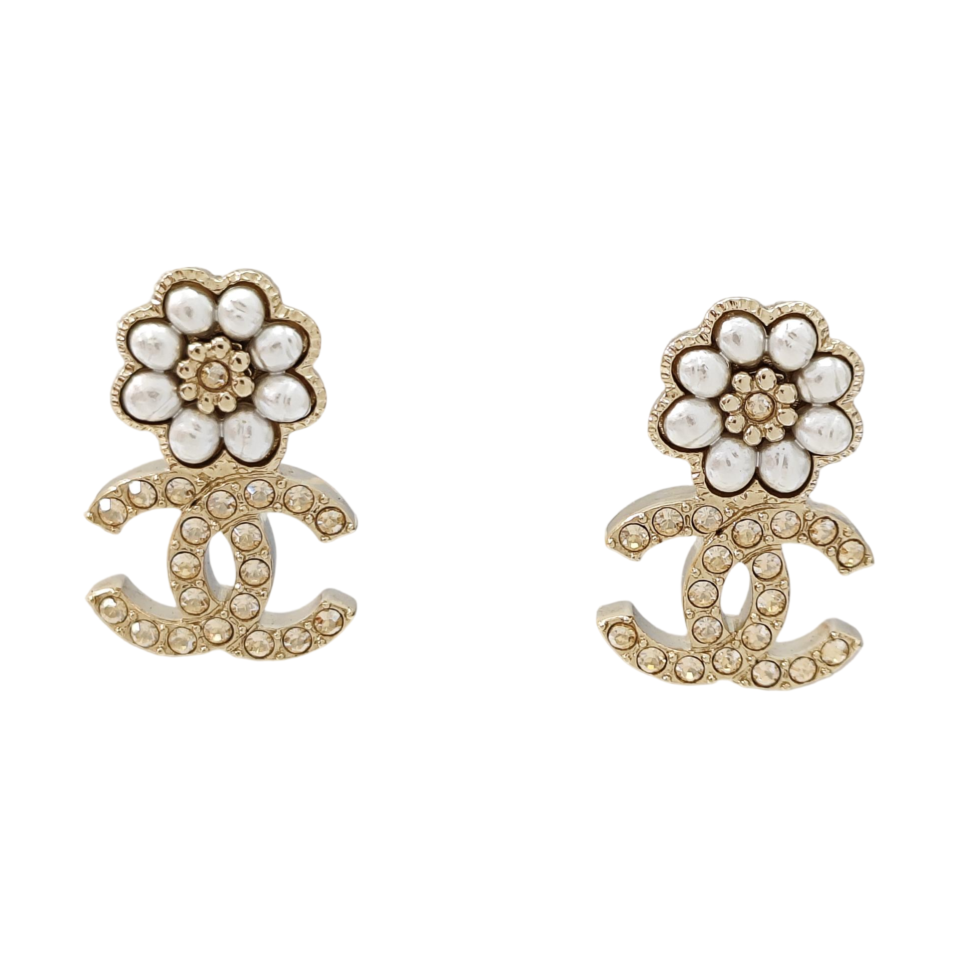 Metal Gold Stud Earrings