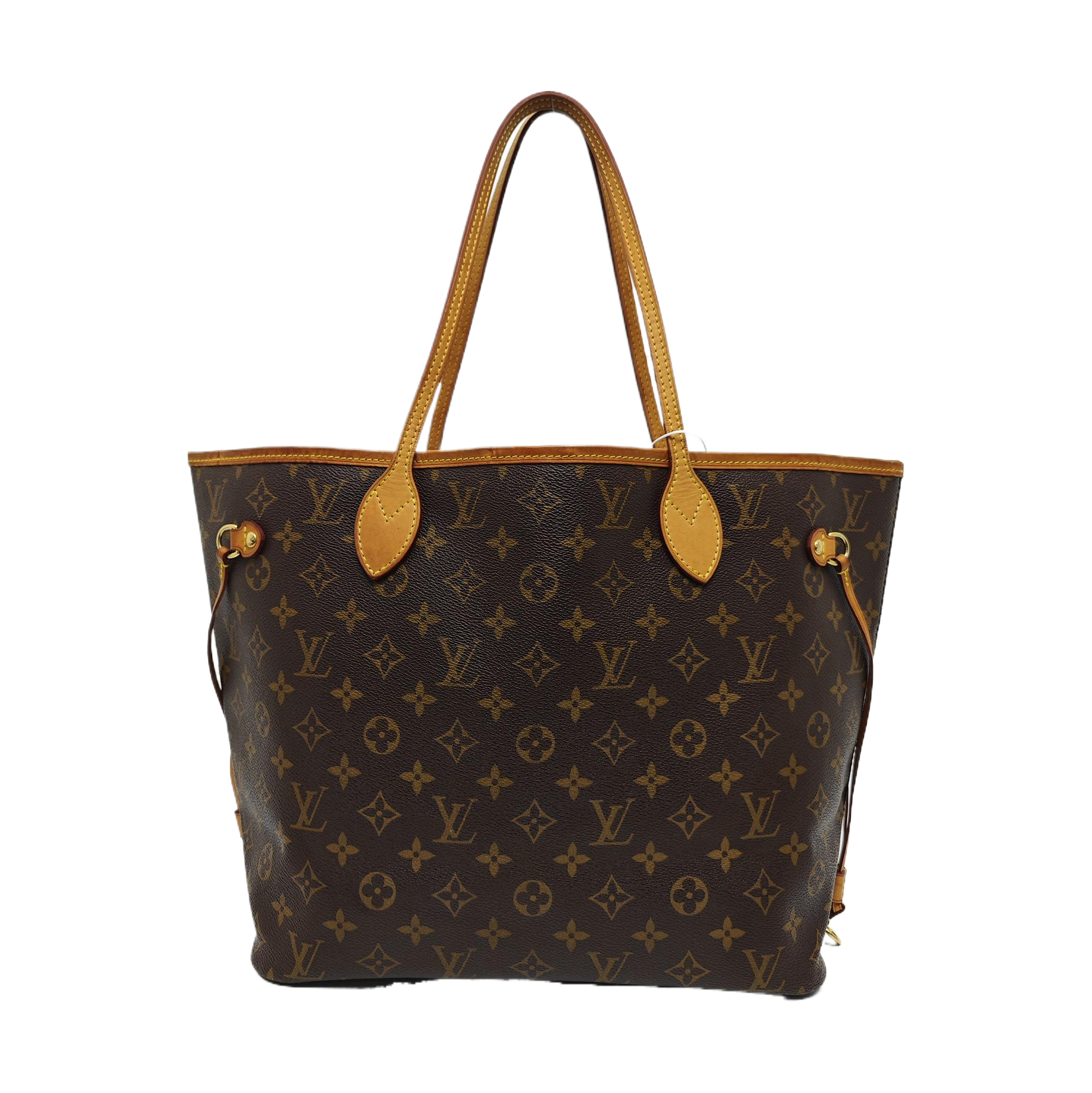 NEVERFULL MM Monogram Coated Canvas Brown