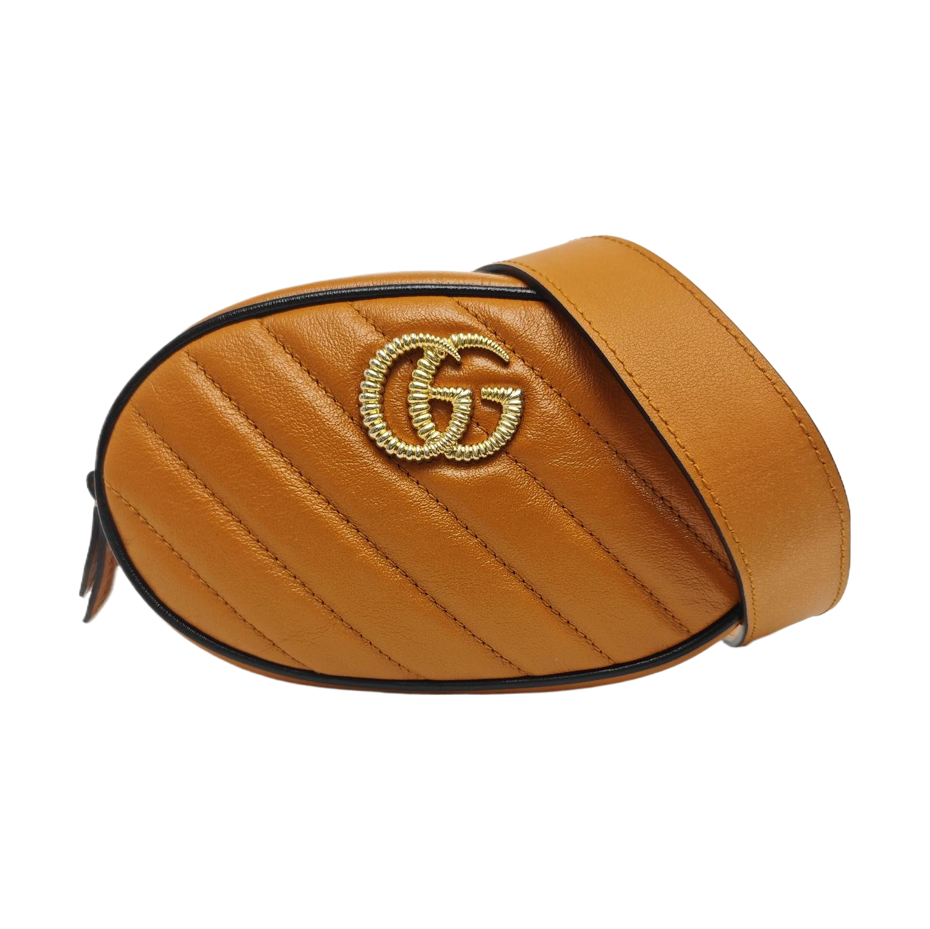 GG Marmont Super Mini Quilted Calfskin Brown