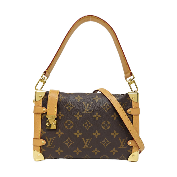 SIDE TRUNK MM Monogram Coated Canvas Brown