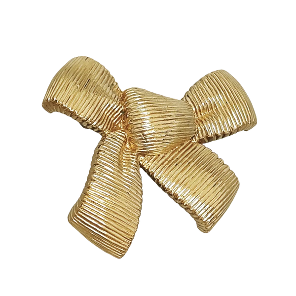 Twist Round Metal Gold Pendant
