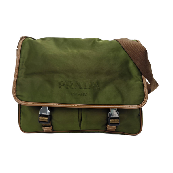 Vela Messenger Bag Nylon Green