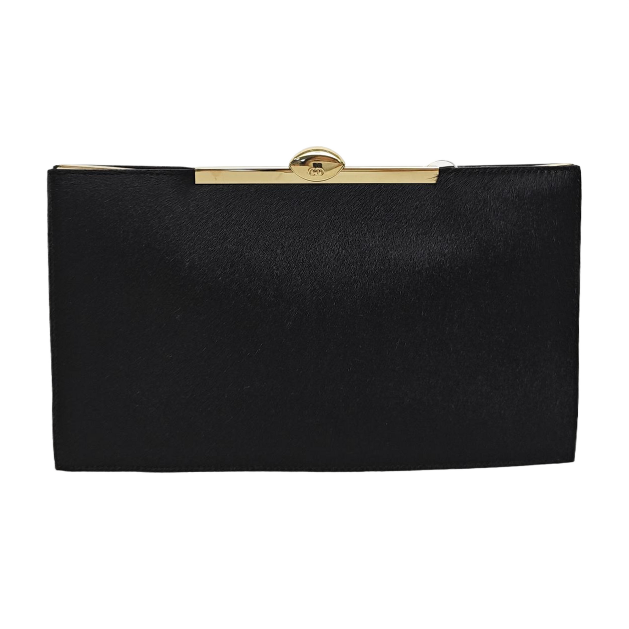Horsehair Clutch Black