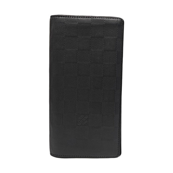 BRAZZA Damier Graphite Calfskin Gray Wallet
