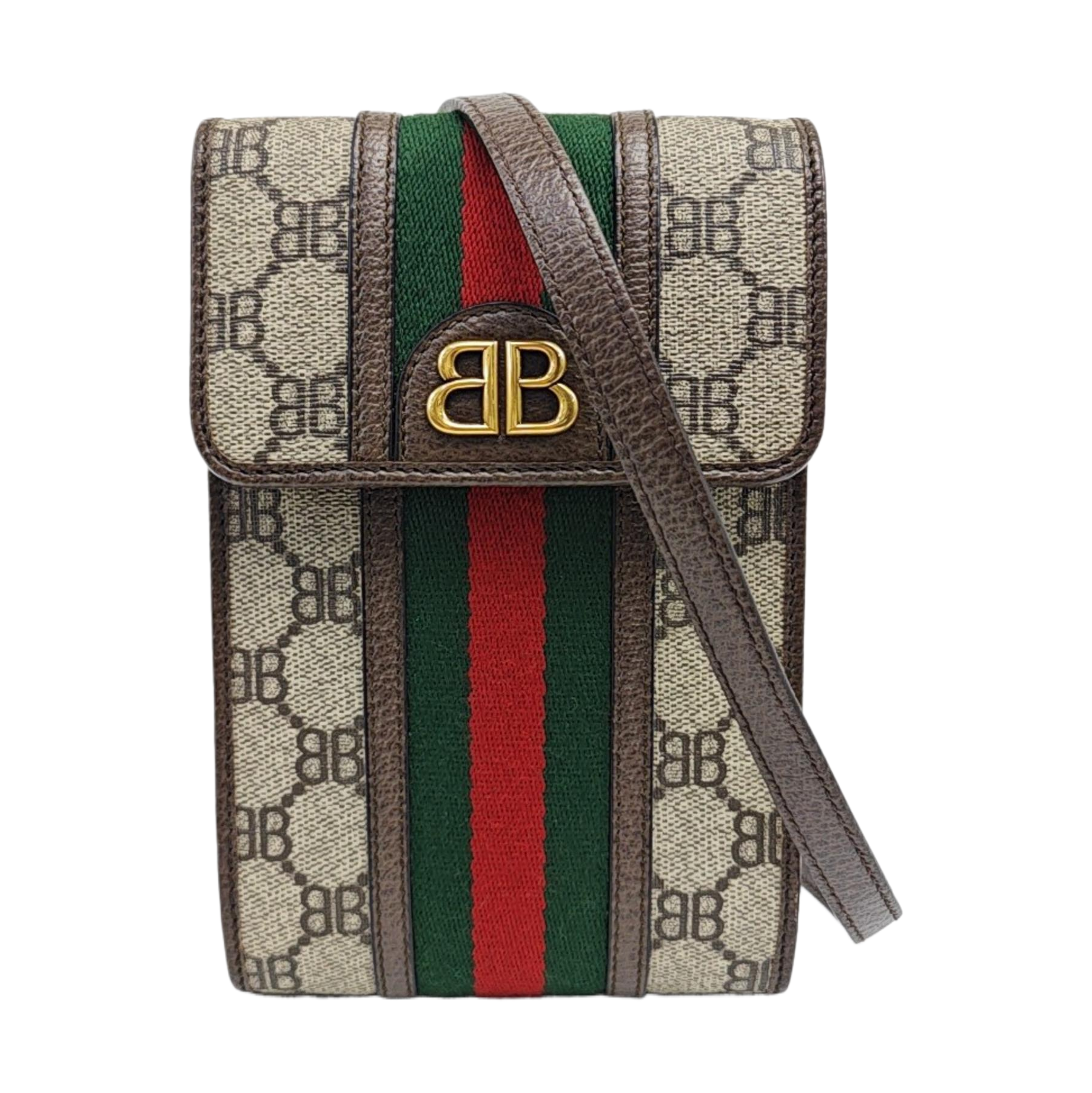 Canvas Shoulder Bag Brown