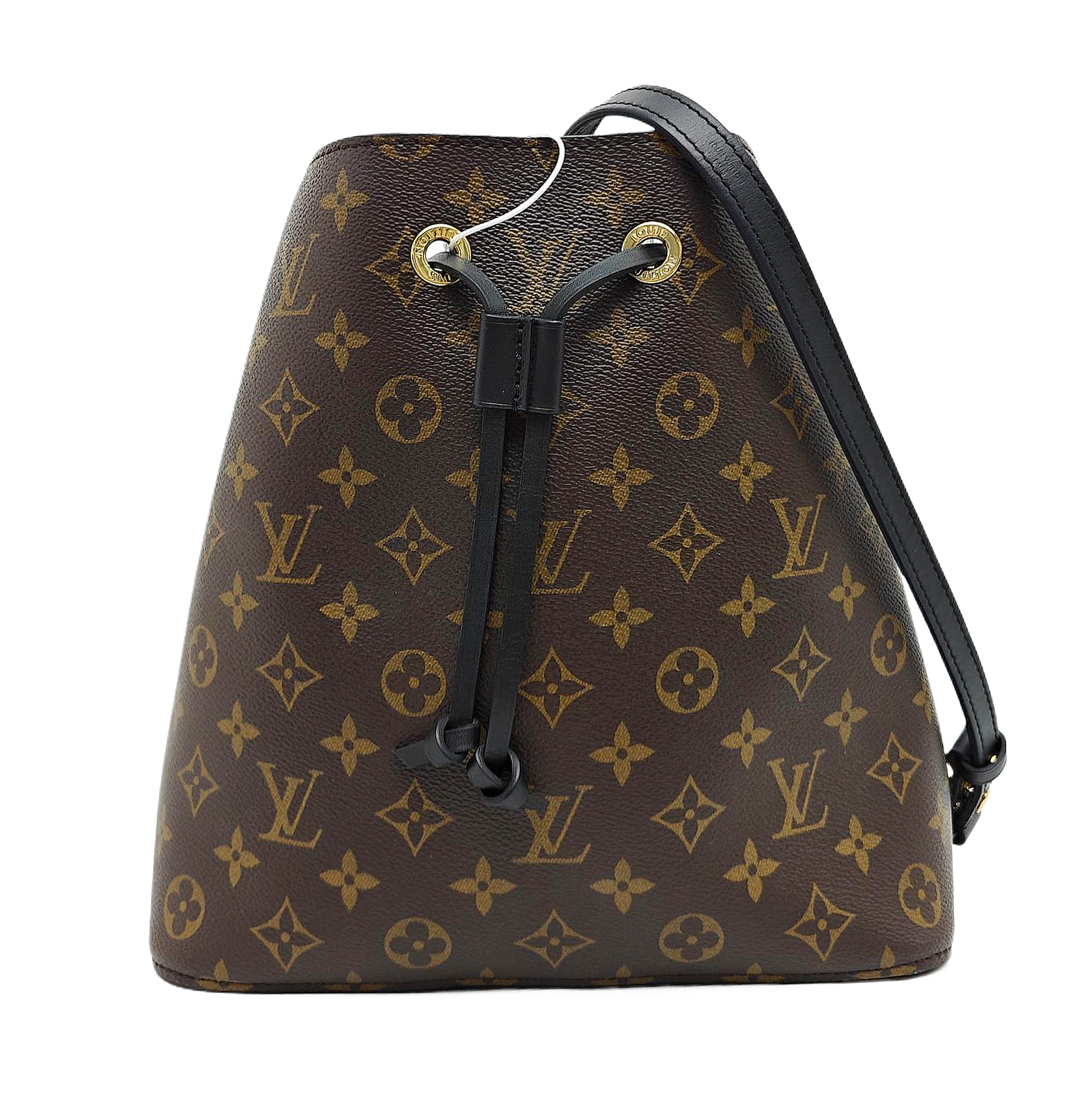 NÉONOÉ MM Monogram Coated Canvas Brown
