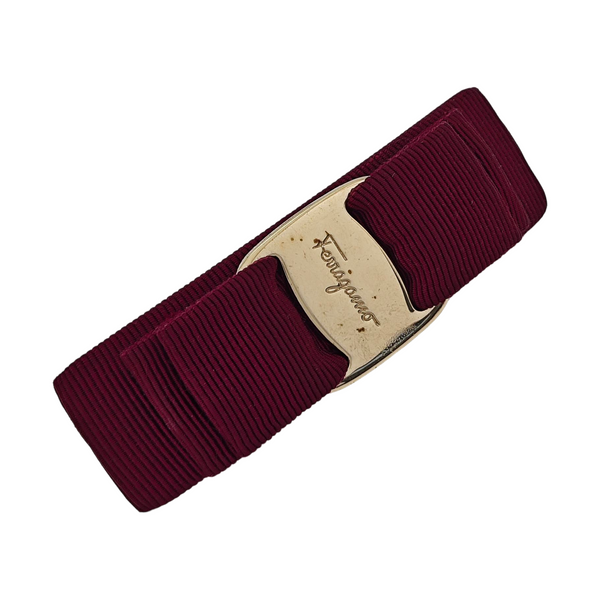 Fabric Hair Clip Red