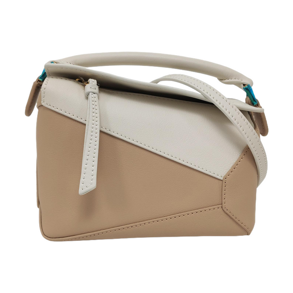 Puzzle Mini Calfskin Multicolor