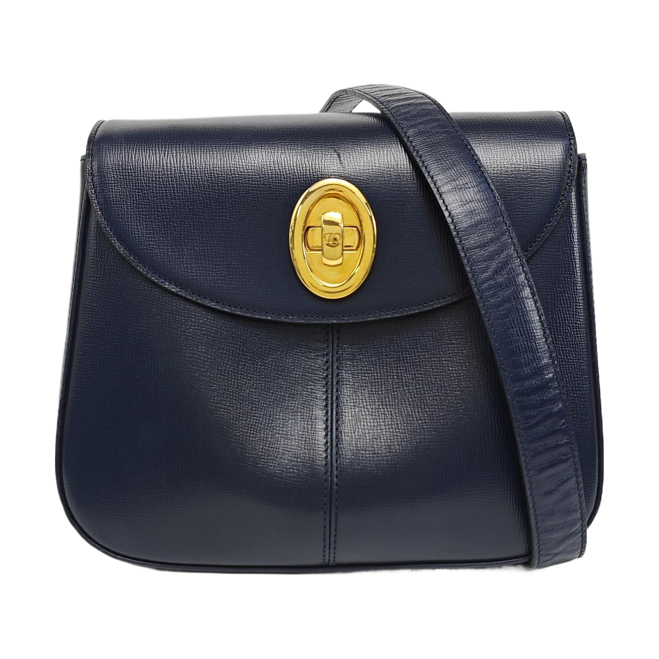 Calfskin Crossbody Bag Blue