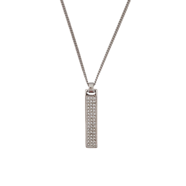 Trotter 2 Metal Silver Necklace