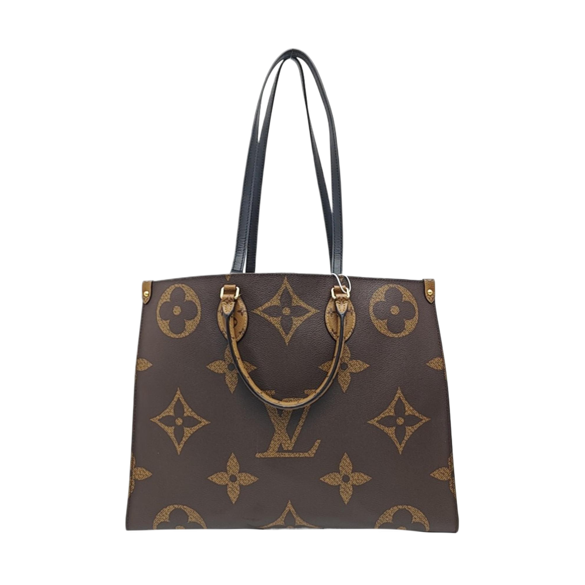 ONTHEGO GM Monogram Coated Canvas Brown