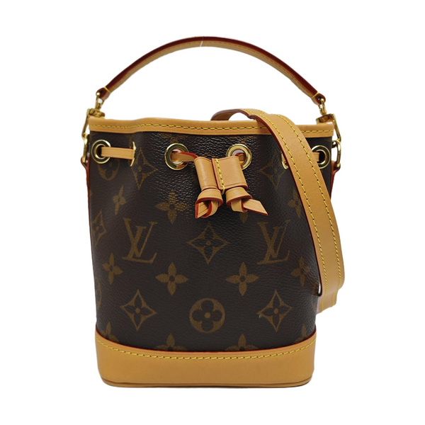 NOÉ Nano Monogram Coated Canvas Brown