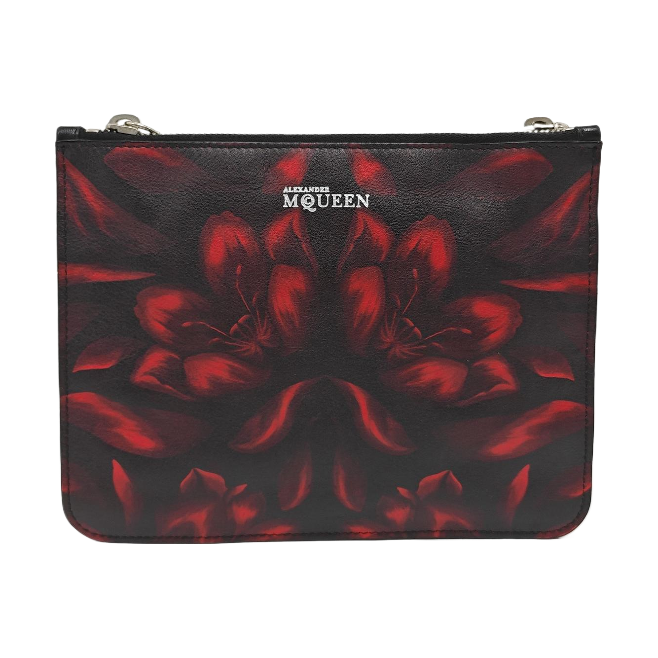 Calfskin Clutch Red
