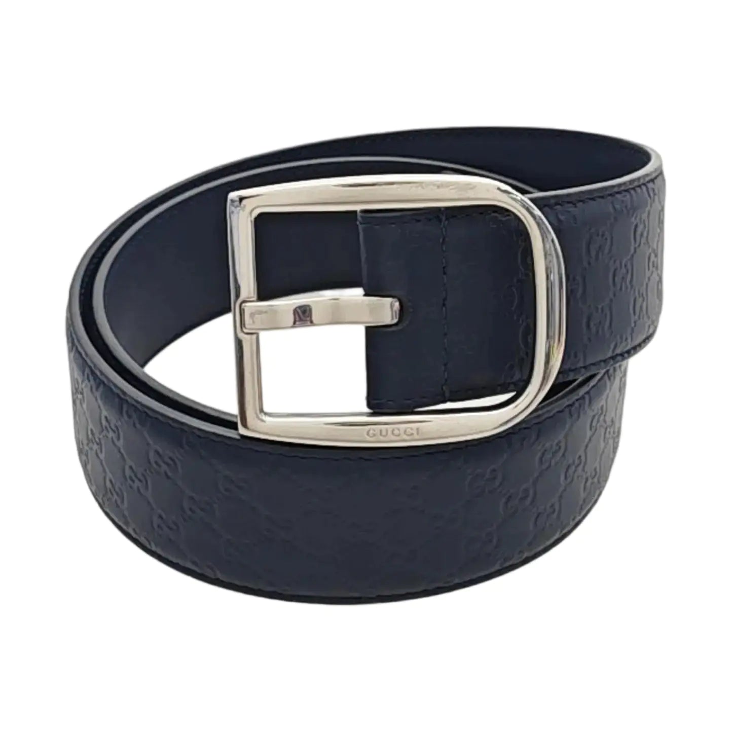 Leather Belt Blue