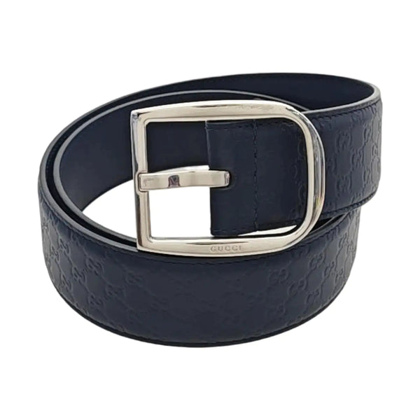 Leather Belt Blue