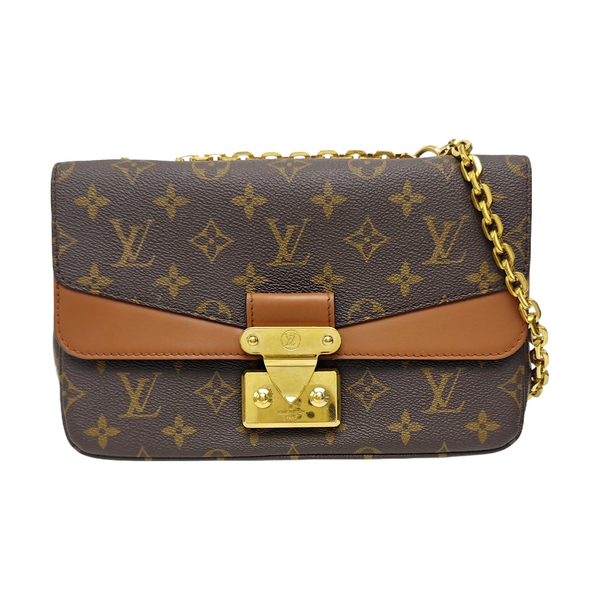 MARCEAU Monogram Coated Canvas Brown