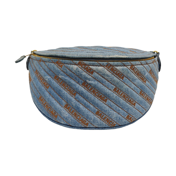 Souvenirs Quilted Denim Blue