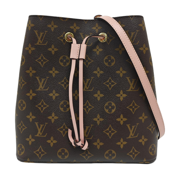 NÉONOÉ MM Monogram Coated Canvas Brown